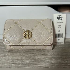 Tory Burch card wallet - light pink